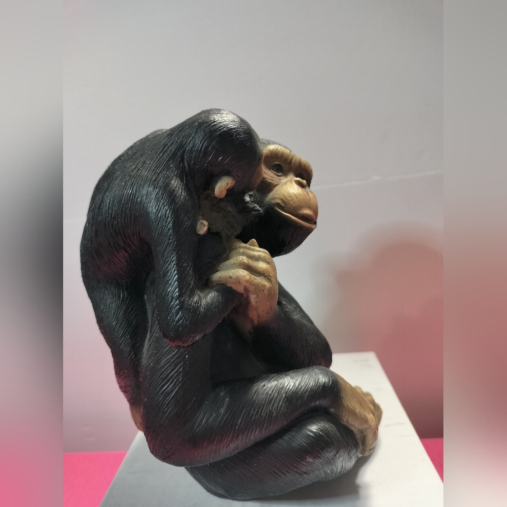 Monkeys Primates Figure Statue "Please Read" R@re - Picture 2 of 7